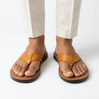 Sandales en cuir