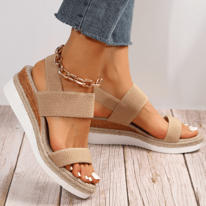 Sandales orthopédiques à bout ouvert pour femme
