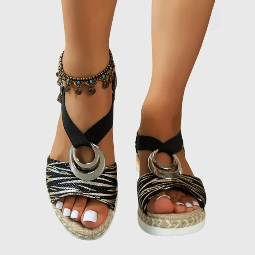 Sandales orthopédiques à bout ouvert pour femme