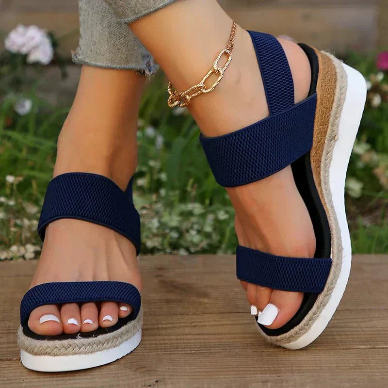 Sandales orthopédiques à bout ouvert pour femme