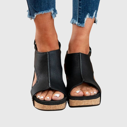 Sandales orthopédiques à bout ouvert pour femme