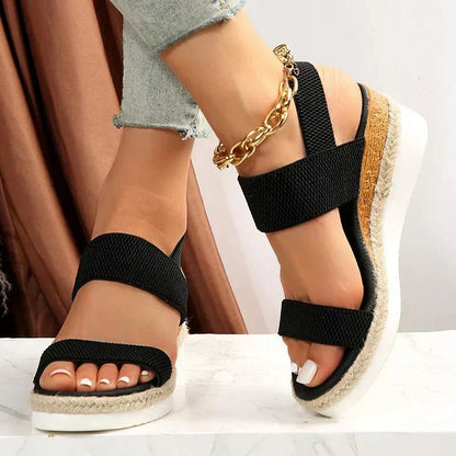 Sandales orthopédiques à bout ouvert pour femme