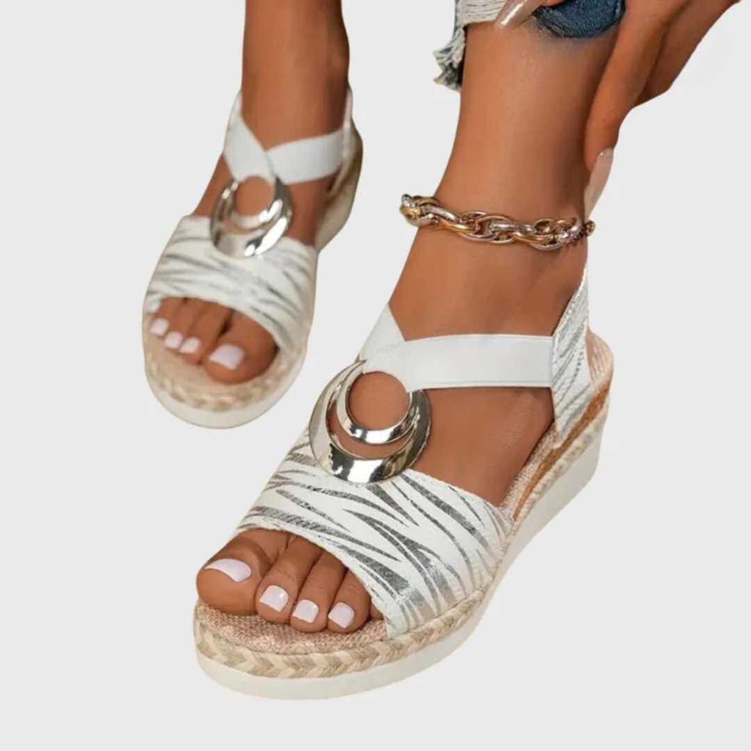 Sandales orthopédiques à bout ouvert pour femme
