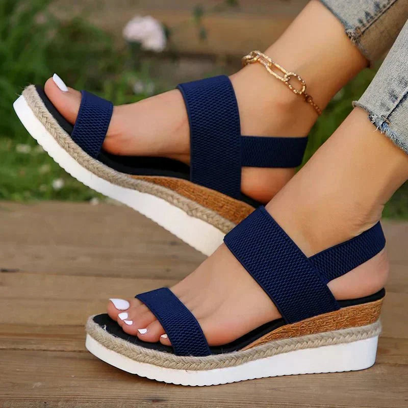 Sandales orthopédiques à bout ouvert pour femme