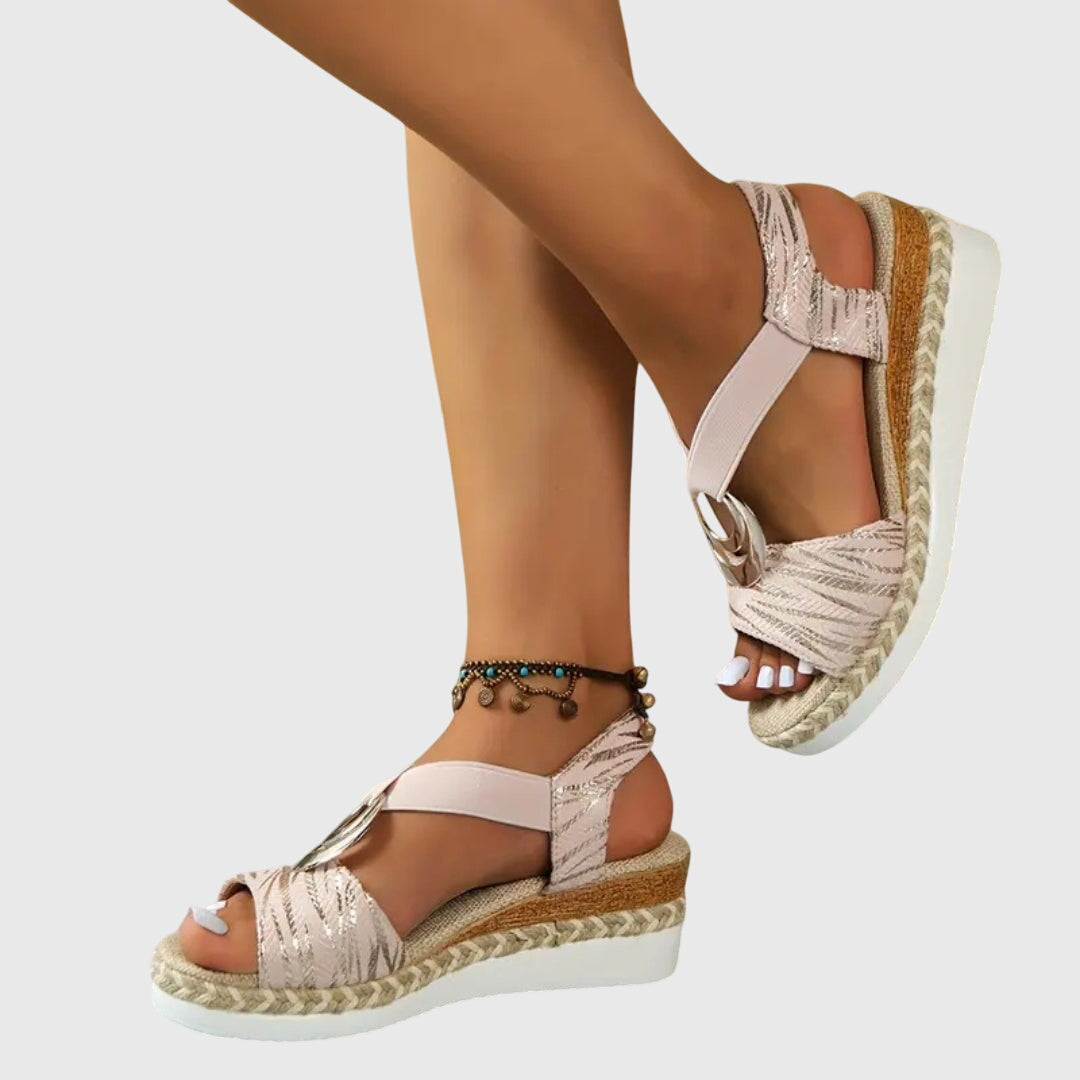 Sandales orthopédiques à bout ouvert pour femme