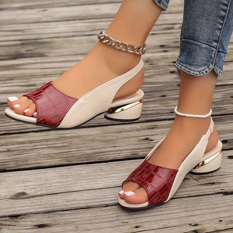 Sandales orthopédiques à bout ouvert pour femme