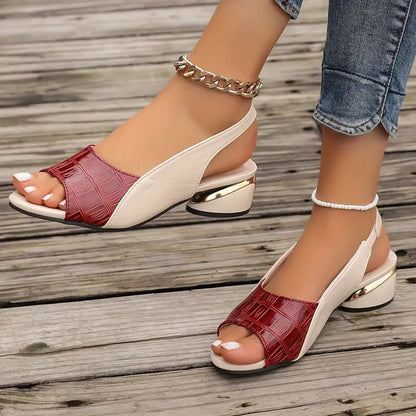 Sandales orthopédiques à bout ouvert pour femme