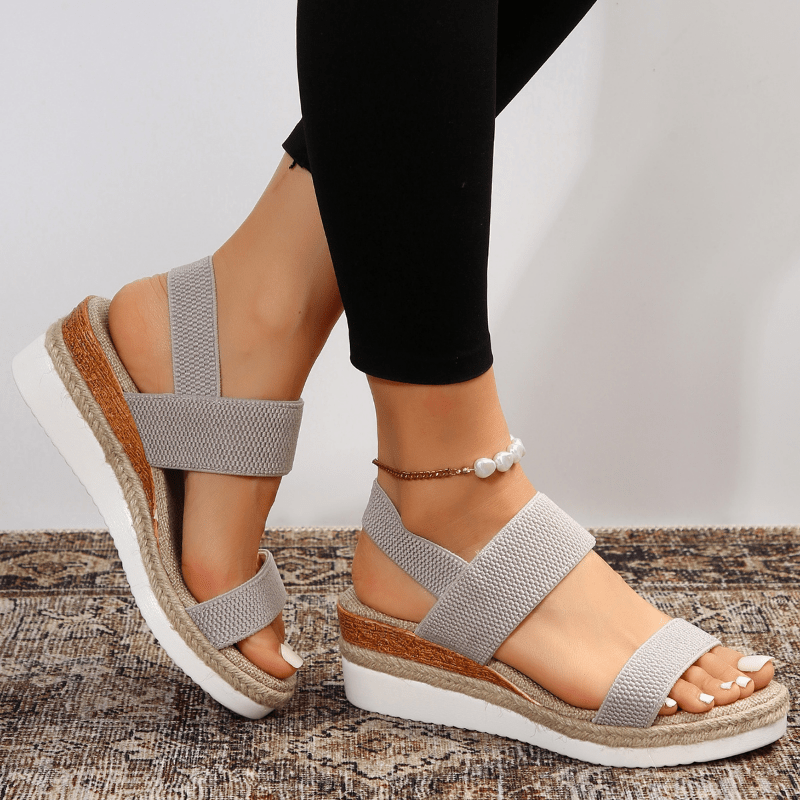 Sandales orthopédiques à bout ouvert pour femme