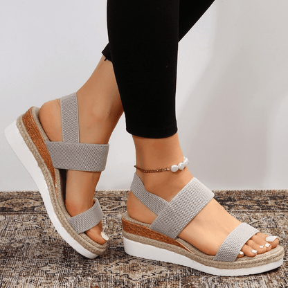 Sandales orthopédiques à bout ouvert pour femme