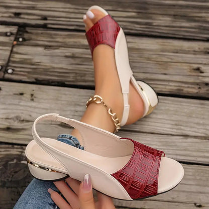 Sandales orthopédiques à bout ouvert pour femme