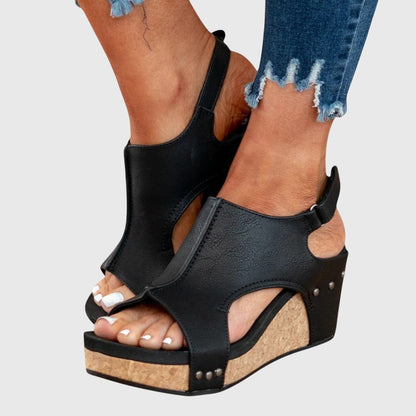 Sandales orthopédiques à bout ouvert pour femme