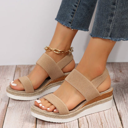 Sandales orthopédiques à bout ouvert pour femme