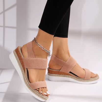 Sandales orthopédiques à bout ouvert pour femme