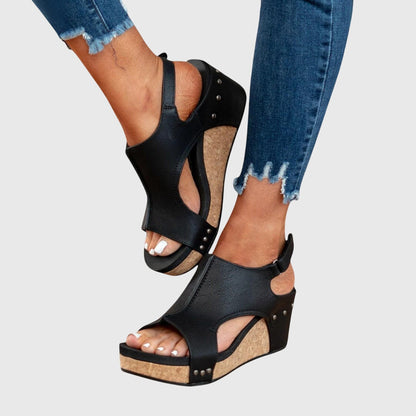Sandales orthopédiques à bout ouvert pour femme