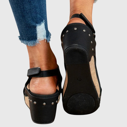 Sandales orthopédiques à bout ouvert pour femme