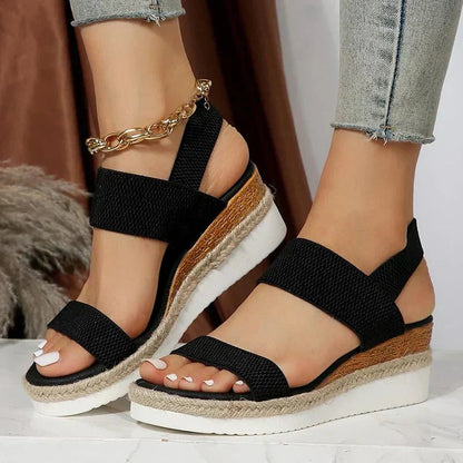 Sandales orthopédiques à bout ouvert pour femme