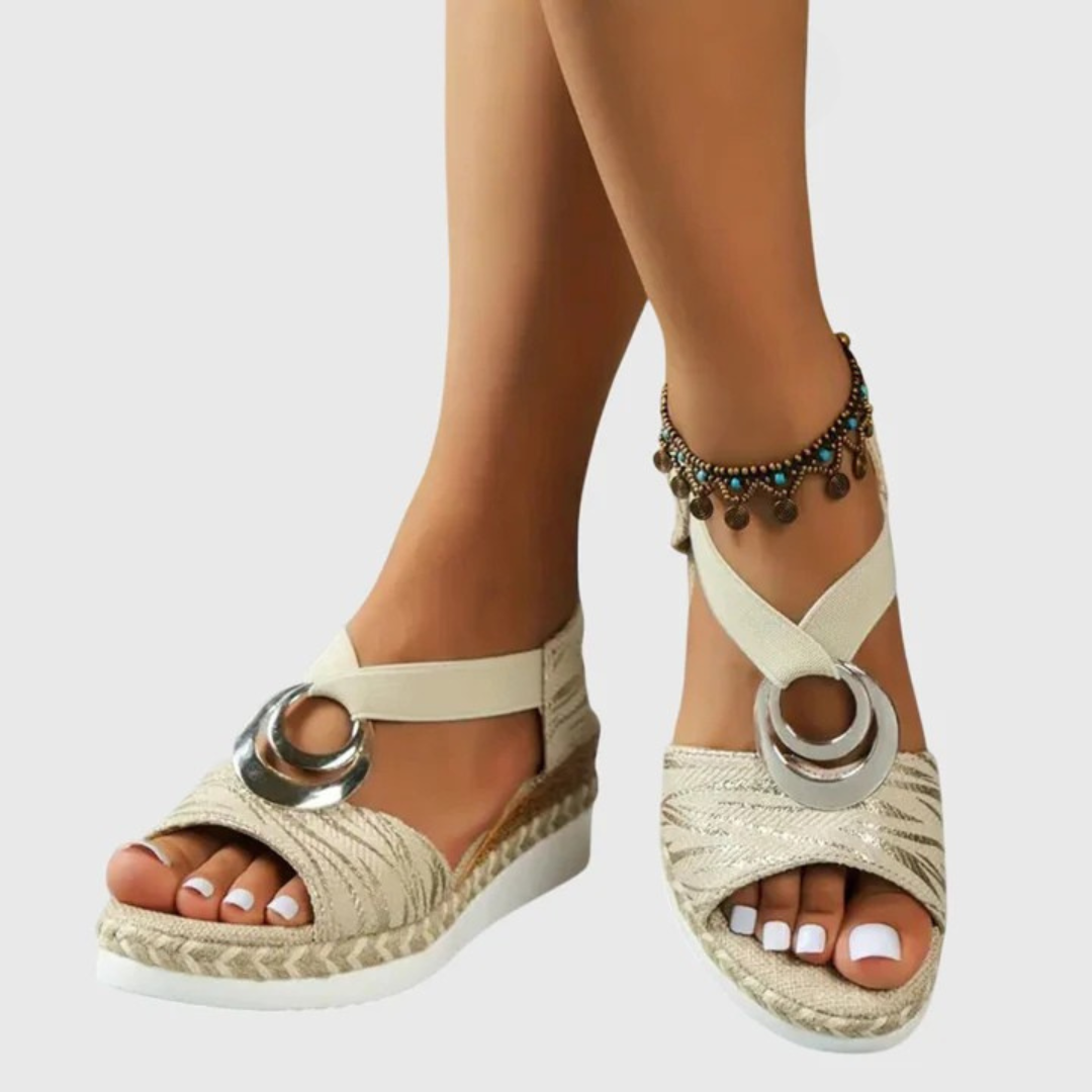 Sandales orthopédiques à bout ouvert pour femme