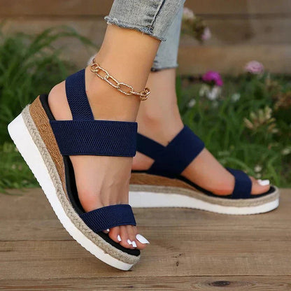 Sandales orthopédiques à bout ouvert pour femme