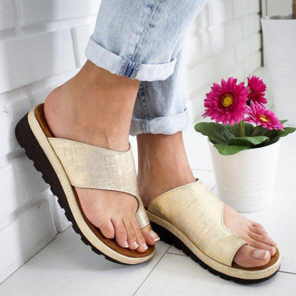 Sandales orthopédiques femme avec correcteur d’hallux valgus – confortables, anatomiques, brides réglables, matériaux respirants