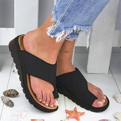 Sandales orthopédiques femme avec correcteur d’hallux valgus – confortables, anatomiques, brides réglables, matériaux respirants