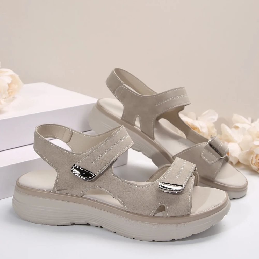 Sandales orthopédiques femme – brides réglables, soutien anatomique, design élégant