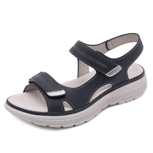 Sandales orthopédiques pour femme à bride à la cheville réglable