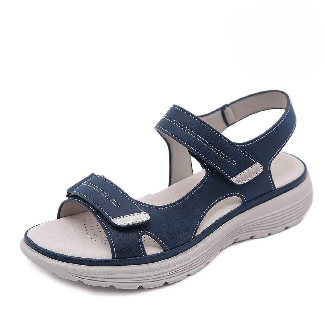 Sandales orthopédiques pour femme à bride à la cheville réglable