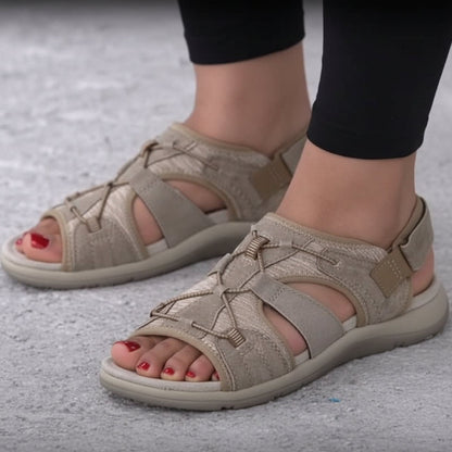 Sandales orthopédiques pour femme à semelle en nano-mousse