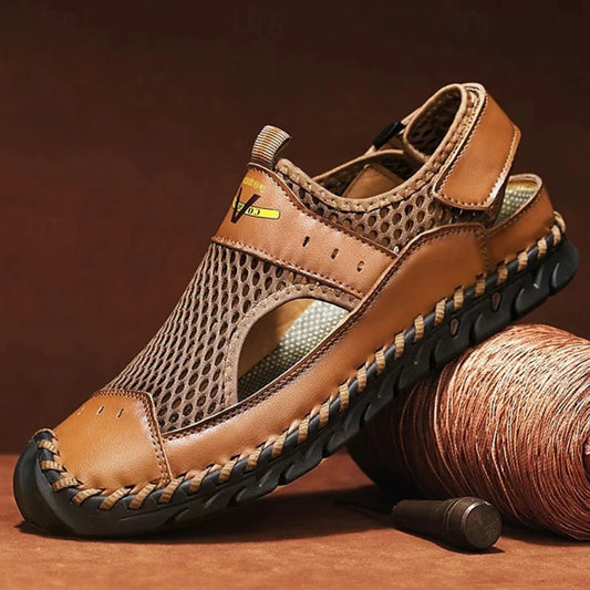 Sandales orthopédiques pour homme à bout fermé