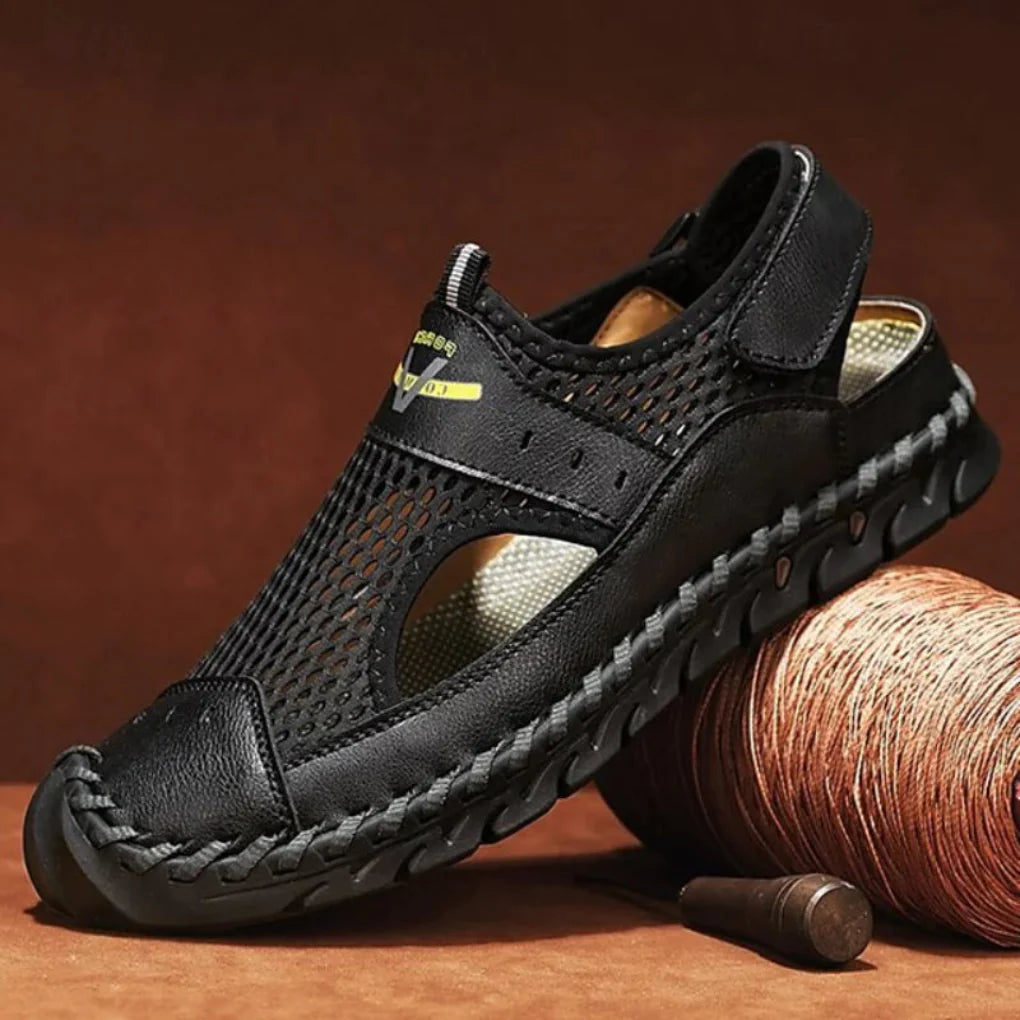 Sandales orthopédiques pour homme à bout fermé