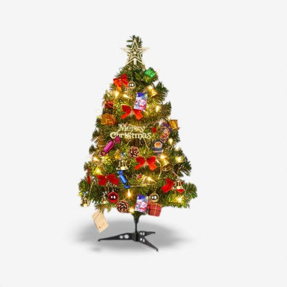 Sapin de Noël de table avec lumières intégrées
