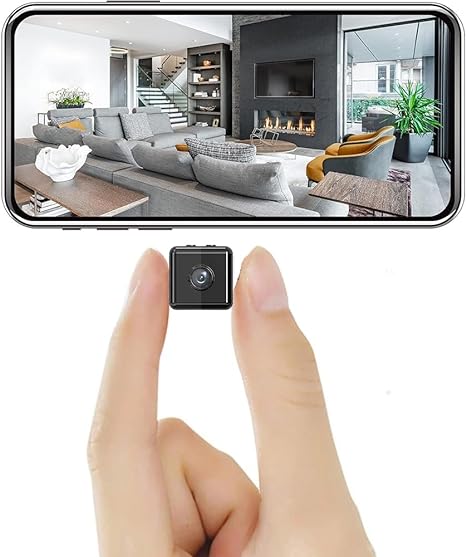 SecureView – mini caméra de surveillance sans fil 1080p pour intérieur et extérieur