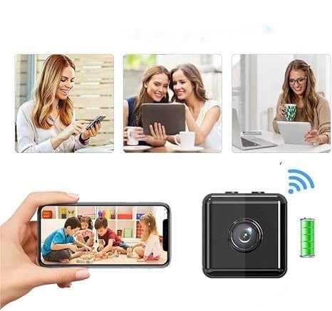 SecureView – mini caméra de surveillance sans fil 1080p pour intérieur et extérieur