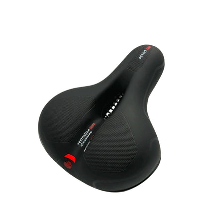 Selle de vélo CloudComfort Pro | mousse à mémoire de forme soulageant la pression | noire