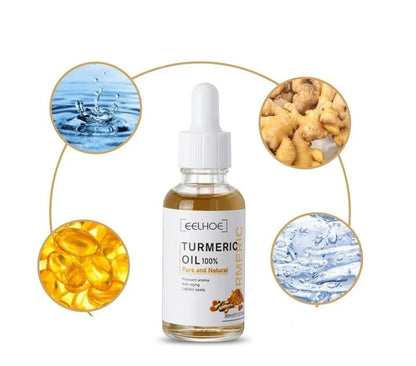 Sérum éclaircissant au curcuma pour taches brunes