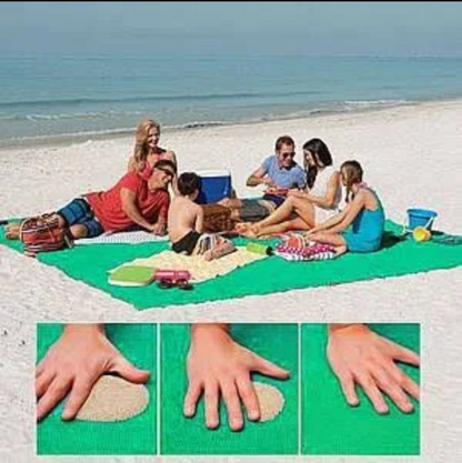 Serviette de plage anti-sable XXL | tapis de plage | 200 x 200