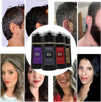 Shampoing colorant instantané