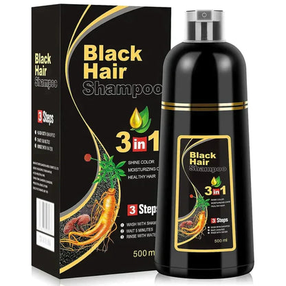 Shampooing colorant noir (ayurvédique sans effets secondaires)