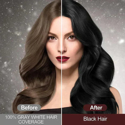 Shampooing colorant noir (ayurvédique sans effets secondaires)
