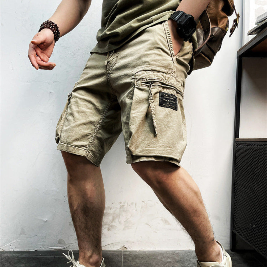 Short cargo coupe décontractée pour homme