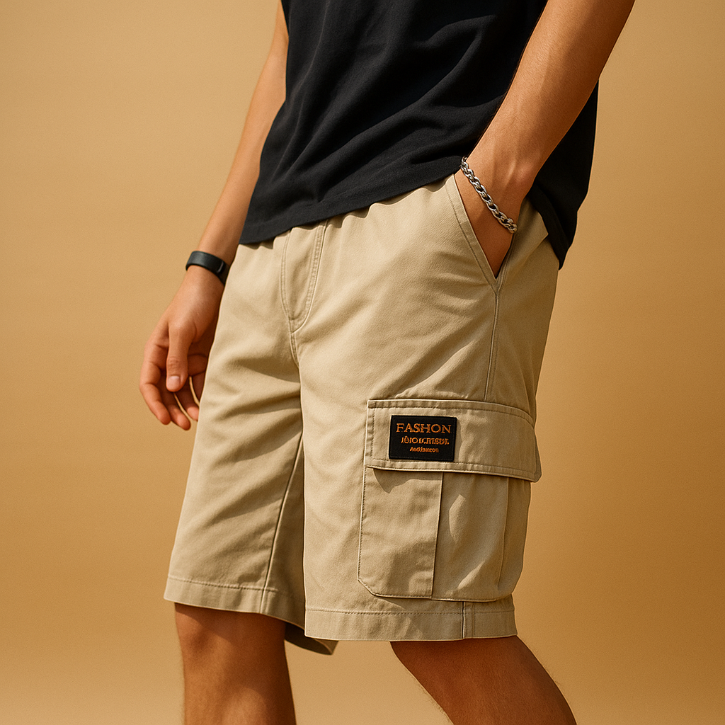 Short cargo décontracté