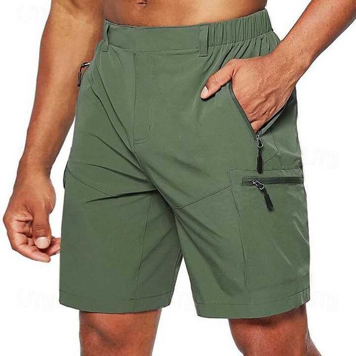 Short cargo homme à poches zippées