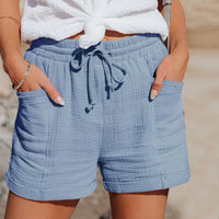 Short d’été léger à taille élastiquée pour femme