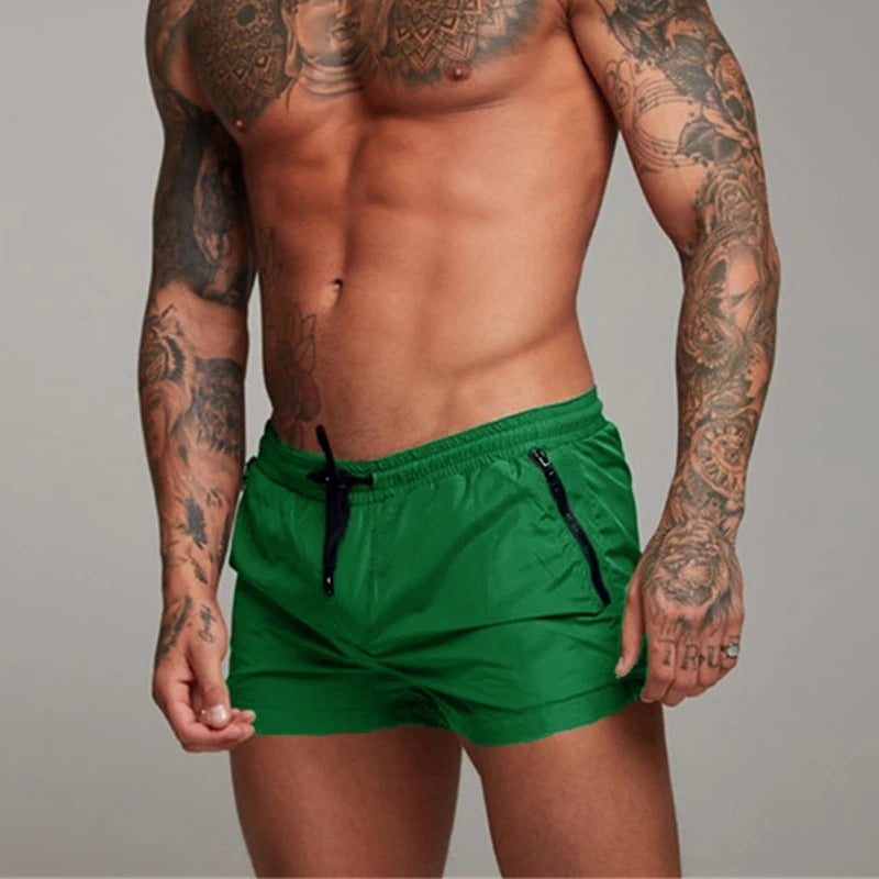 Short de bain pour homme avec poches zippées
