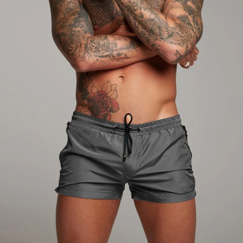 Short de bain pour homme avec poches zippées