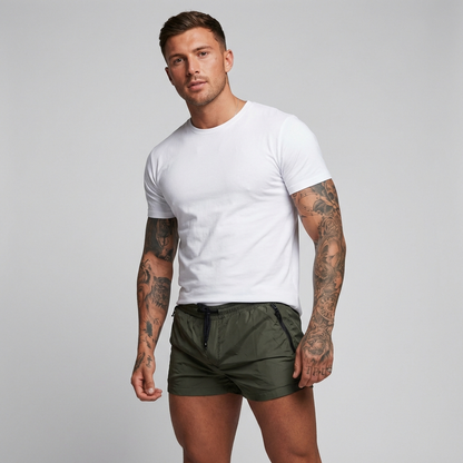 Short de bain pour homme avec poches zippées