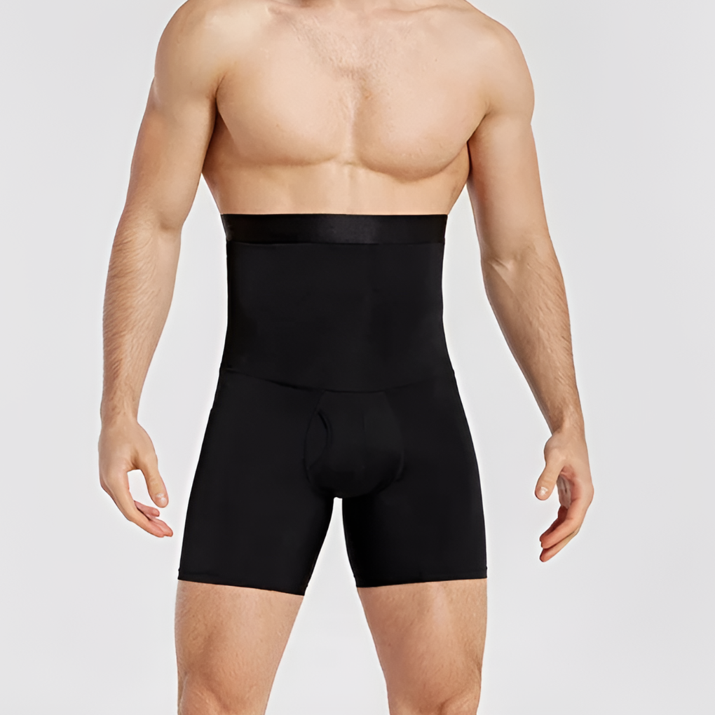 Short de compression taille haute pour homme