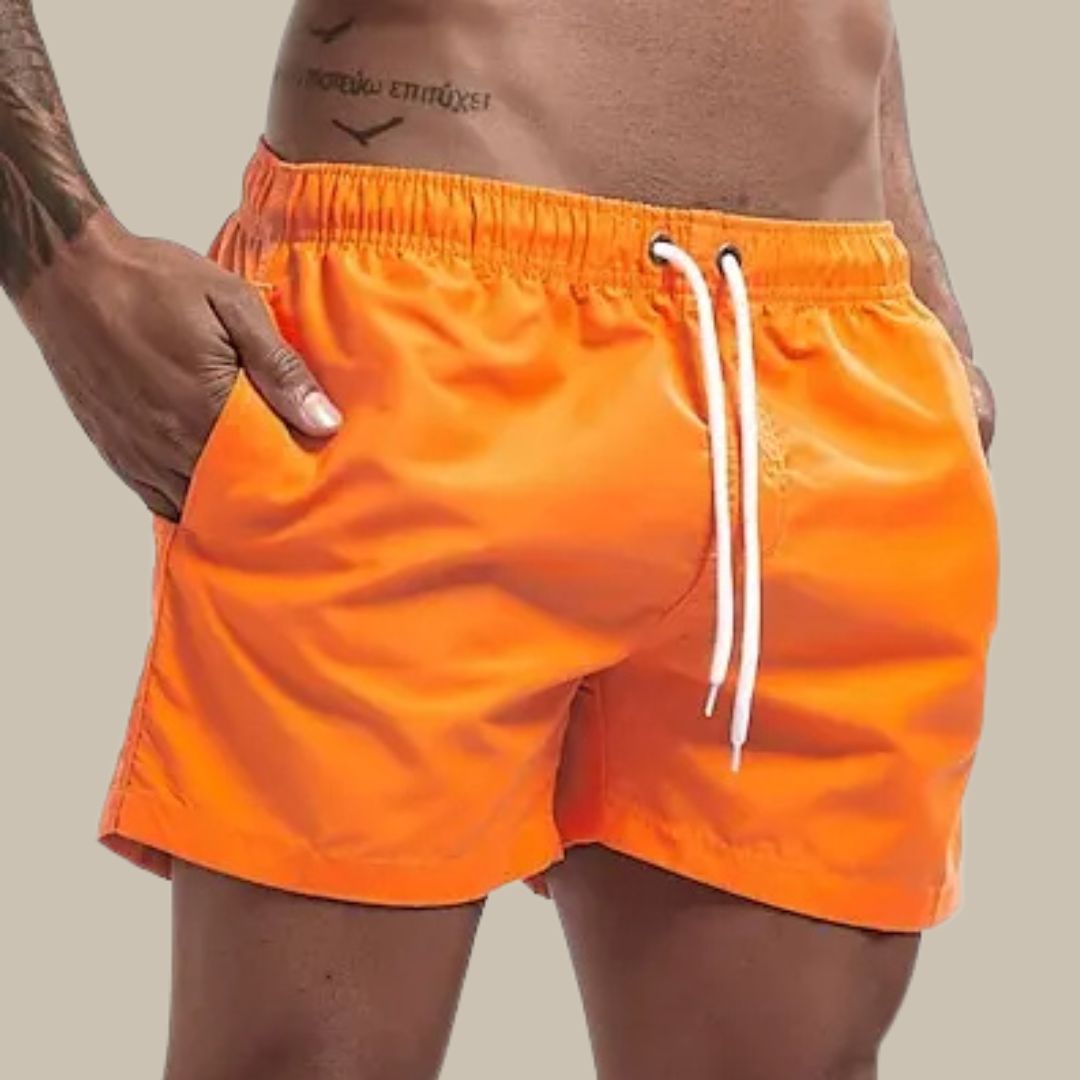 Shorts de bain élastiques pour homme