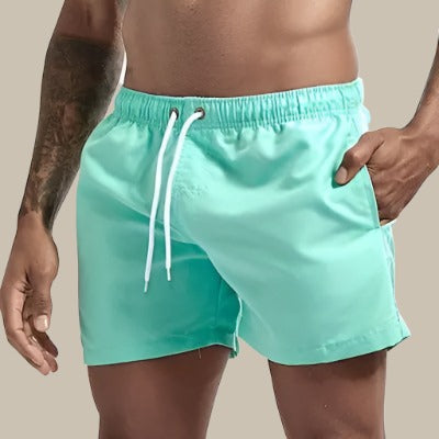 Shorts de bain élastiques pour homme
