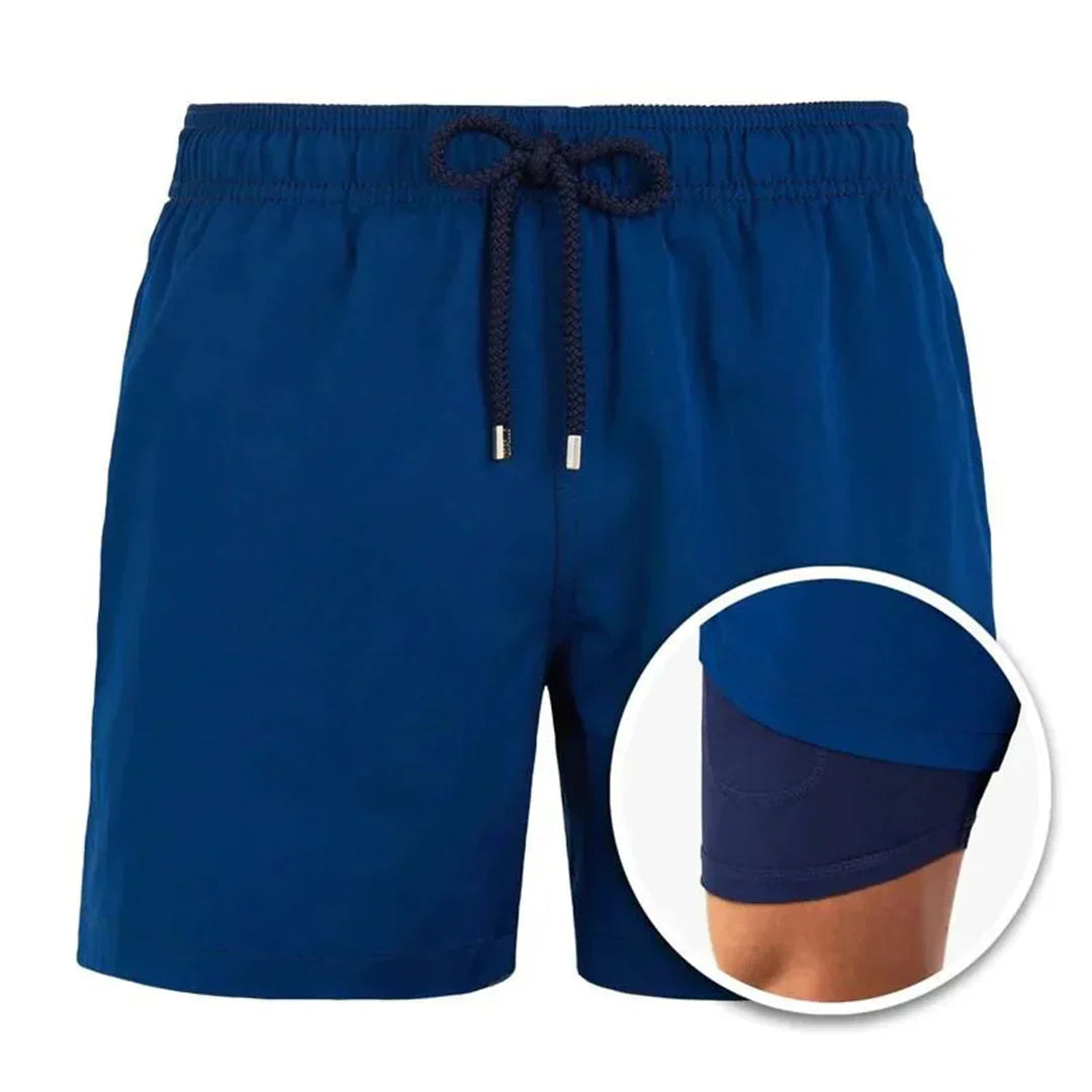 Shorts de bain pour homme avec doublure intégrée